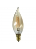 Ushio 1004013 - 2 Watt - 2200K - 25,000 Hours Average Life - U-LED ANTIQUE CA10 CANDLE - E12 Base